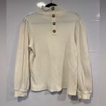 Bohme Cream  Ribbed Turtleneck Sweater Photo 3