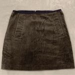 Kenneth Cole  Gray Womens Corduroy Cotton Mini Skirt Size 2 Photo 1