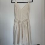 H&M  Cream Linen Blend Slip Dress Photo 5