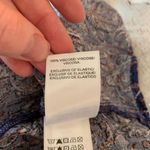 Lucky Brand  Women's Boho Floral Smocked Babydoll High Low Hem Long Sleeve Blouse Photo 5