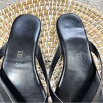 Tkees Women’s The Boyfriend Flip Flop Sandals Thong Leather in Black Size 7 Photo 2