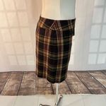 Michael Kors  Multicolor Wool Blend Back Zip Fully Lined Plaid Mini Skirt Size 8 Photo 3