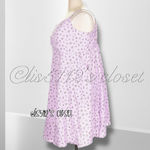 Torrid Purple Rose Floral Print Mini Challis Skater Dress Photo 4