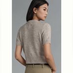 Maeve Anthropologie  Short-Sleeve Cardigan Sweater Photo 1