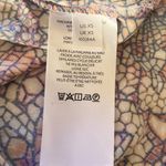 Anthropologie Maeve Purple and Orange Stained glass Patterned Blouse Size XS Photo 4