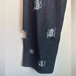 Rejina Pyo Mia Reworked Distressed Cut Out Wide Leg High Rise Relaxed Jeans 10 Black Photo 2