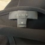 J.Crew Cap Sleeve Top Black Size 6 Photo 3