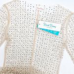 Beach Bunny Swimwear Champagne Nights Pearl Mesh Maxi Dress: Nude Photo 4