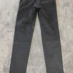 Peruvian Connection  Black Straight Leg Jeans With Buttons ( 8‎ ) Photo 9
