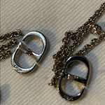 Christian Dior Dior PETIT CD TREASURE EARRINGS Silver-Finish Metal and Silver-Tone Crystals Photo 8