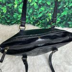 Bueno black faux leather snake style shoulder bag / purse Photo 10