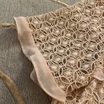 ZARA  | Lace Blouse Baby Pink XS Photo 3