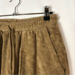 ZARA Light Brown Terrycloth High Rise Utility Pull On Shorts M Photo 3