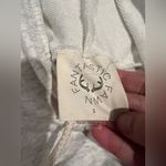 Fantastic Fawn  Gray Hoodie with American Flag Design Photo 7