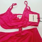 superdown Lucia Cut Out Mini Dress in Pink XS Photo 4