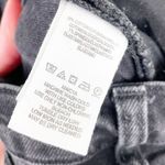 Free People  We the Free Stella High Rise Button Fly Raw Hem Black Skinny Jeans Photo 7