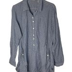 Toad & Co  Women’s Size Medium Mixologist Tunic Top Long Sleeve Stripe Blue Photo 1