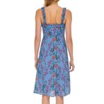 ASTR The Label Women’s Blended Blue Floral Midi Dress Small Photo 1