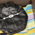 Black Rivet Vintage Wilson’s Leather  Black-Brown Leather duffel One Size Photo 5