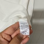 ASTR  The Label Linen Pleat Front Mini Dress Puff Sleeve White Womens Size Medium Photo 6