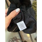 Derek Lam 10 Crosby Genna Cropped Gathered Linen Blend Top Black Womens Size 6 Photo 5