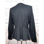 CAbi Agency Peplum Jacket 6 Style 3549 Blazer Suit Ponte Knit Coat Lined Black Photo 3