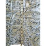 Lucky Brand  Flutter Sleeve Top Babydoll Silhouette Lightweight‎ Sheer Size L Photo 5