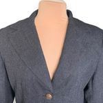 Vintage Giorgio Sant’Angelo Gray Wool Blazer Jacket Structured Tailored Minimal Size M Photo 1
