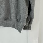 For Love & Lemons  Oversized Crewneck Grey Fleece Sweatshirt grey embroidered S Photo 5