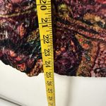 Chico's Velvet Paisley Abstract Print Artsy Unique Silk Quilted Vest Lagum 3 XL Photo 5