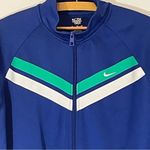 Nike Women’s Athletic Department Deep Blue Track Style Jackets Full Zip Size XL Photo 1