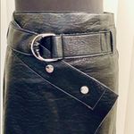 ZARA WOMAN ASYMMETRIC FAUX LEATHER MINI SKIRT. Photo 5