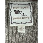 Pink Rose Women’s Oatmeal Sweater Dress, Short Bell Sleeve Size M Photo 3