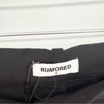 NWT RUMORED Wide Leg Pleat Front Pants S Black Photo 4