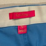 Lilly Pulitzer  Women's Blue Chino Ankle Pants Size 10 Stretch Teacher Preppy Photo 1