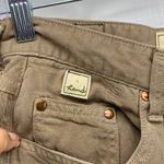 Indigo land relaxed high waisted wide leg soft pants made in USA sz 30 Tan Photo 2