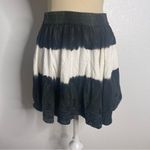 Boho Hippie Skirt OS (but s/m) Tye Dye Mini Tie Back Short Earth Tone Witchy Green Size M Photo 1