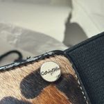 Calvin Klein Cheetah Print Fur Strapped Heel Shoes (NWT) Photo 6