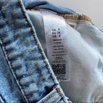 Collusion Long Length Bermuda Distressed Denim Shorts Size 4 Blue Photo 6