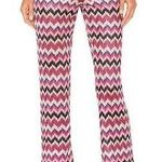 Lovers + Friends  North Coast Flare Pants in Pink/Blue Multi Size M Photo 0