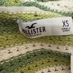 Hollister  Green and White Crochet Halter Top Size XS NWT Photo 6