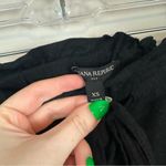 Banana Republic  | Black Linen Blend Drawstring Waist Shorts Size XS Photo 2