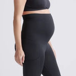 Quince ‎ Ultra Form Black Maternity Postpartum Bike Shorts XS Photo 0