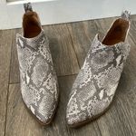 Universal Threads Grey snake skin booties Photo 0