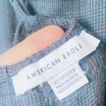 American Eagle Plaid Green Wide Leg Jumpsuit XS Vintage Y2K Christmas Academia Photo 8