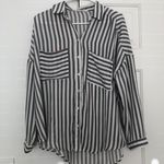 Molly green Striped Floral Embroidered Top Photo 1