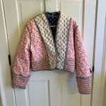 Colorful quilted jacket Blue Size L Photo 1