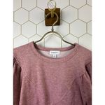Evereve  Pink Kylar Pleated Sleeve Pullover - Size - Small Photo 2