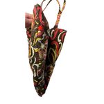 Vera Bradley Quilted "Puccini" Bucket Tote Handbag Medium Bag Brown Pink Floral Photo 6