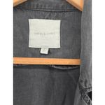 Thread & Supply Charcoal Gray Washed Utility Jacket Drawstring Waist Large Photo 2